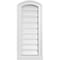 Ekena Millwork Arch Top Surface Mount PVC Gable Vent w/ 2"W x 2"P Brickmould Sill Frame, 12"W x 26"H GVPAR12X2603SN - alternate 1